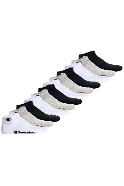 Champion Unisex Socken, 12er Pack - Quarter Socken, Basic, Logo