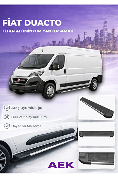AEK Modern Fiat Ducato Premium Titan Alüminyum Yan Basamak