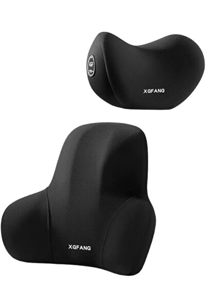 Aissiora Car Headrest and Lumbar Support Cushion, Car Neck Pillow Set, Comfor...