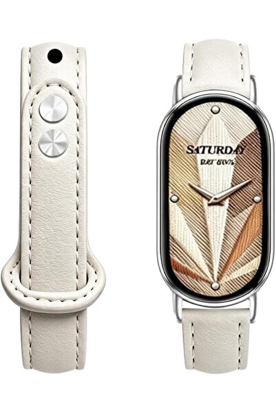GENERAL Zkius Watch Band for Xiaomi Mi Band 10/9/8, Leather Strap for Mi Band...