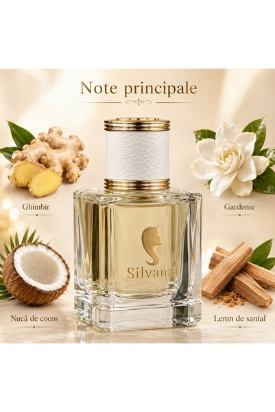 Silvana Apa de Parfum W409, aroma Crystal Noire, persitenta ridicata data de 25% uleiuri esentiale, oriental
