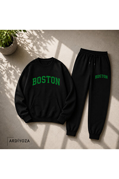 SILATU SET DE IARNĂ CU GULER ZERO, CU IMPRIMEU BOSTON, DIN 2 PIESE (SIFORAKA-...