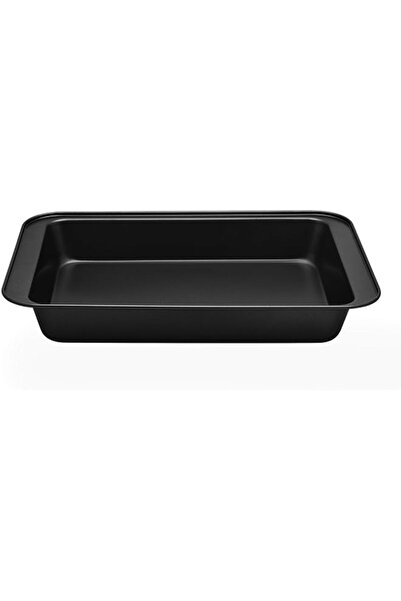 Generic Rk Nonstick Deep Tray, Black, 42X28X5.5 cm , Rntp21, 1 Pc