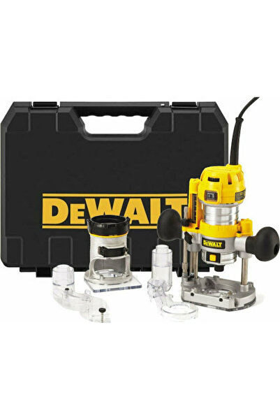Dewalt D26204K Ρούτερ χωνευτό 900W με ρύθμιση ταχύτητας και με σύστημα αναρρό...