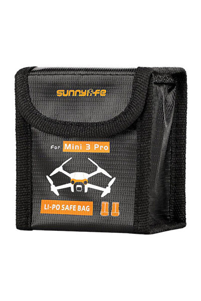 SunnyLife Θήκη Μπαταρίας Τσάντα Drone Μαύρη για DJI 9x3.8x7.2εκ.
