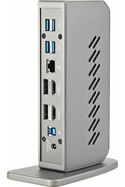 startech Σταθμός σύνδεσης USB-C / USB-A με 4K, PD, Ethernet, Ασημί (DK30A2DHUUE)