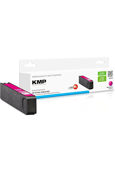 KMP Συμβατό Πακέτο Μελάνης για Εκτυπωτή Inkjet HP CN627AE NR.971XL 300 Σελίδε...