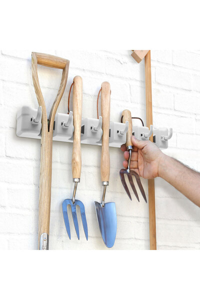 Alista Home Suport universal de perete pentru unelte, 5 poziții, 45 cm, pentr...