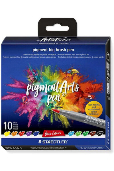 Staedtler Σετ Μαρκαδόρων Σχεδίου με Μύτη Πινέλου 10 Χρωμάτων