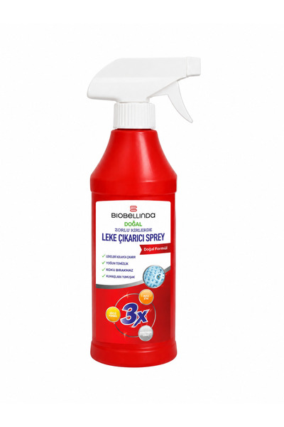 BioBellinda 3X Ultra Konsantre Leke Çıkarıcı Sprey 450 ml – Güçlü Formül, Çok Amaçlı Leke ve Kir Temizleyici