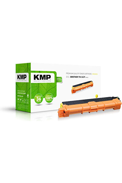 KMP Συμβατό Τόνερ για Εκτυπωτή Λέιζερ Brother Brother TN243Y 1000 Σελίδες Κίτ...