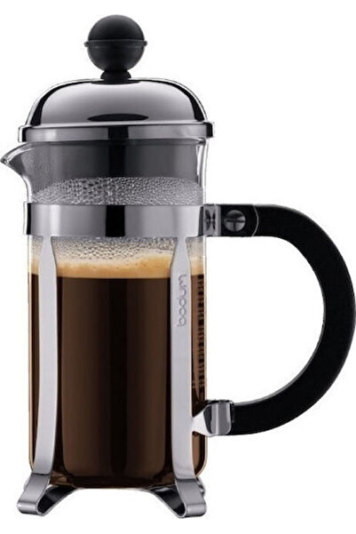 Bodum Chambord Χειροκίνητη Καφετιέρα Φίλτρου από Ανοξείδωτο Ατσάλι Μαύρη 350ml