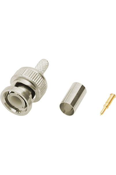 OEM Βύσμα BNC αρσενικό Ασημί (DM-1091)