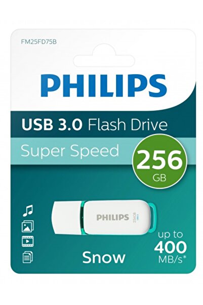 Philips Memory Stick Usb 3.0 - 256Gb Snow Edition medii stocare, Alb