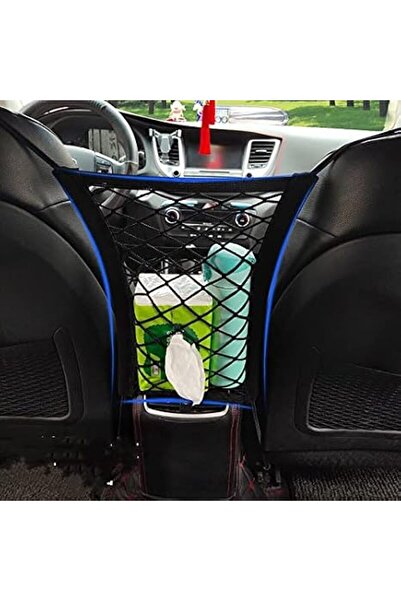 ELEPHANTBOAT 2-Layer Car Mesh Organizer - Seat Back Net Bag, Barrier of Backs...