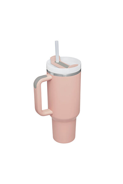 Ecolife Θερμός καφέ ροζ φλαμίνγκο 900ml