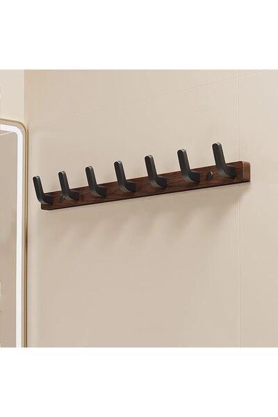 U-HOOME U HOOME 25.5 Inches Wood Coat Hooks Wall Mount,Coat Rack Wall Mount,H...