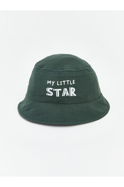 LC Waikiki Trendlucky Letter Embroidered Baby Boy Bucket Hat with a Differenc...