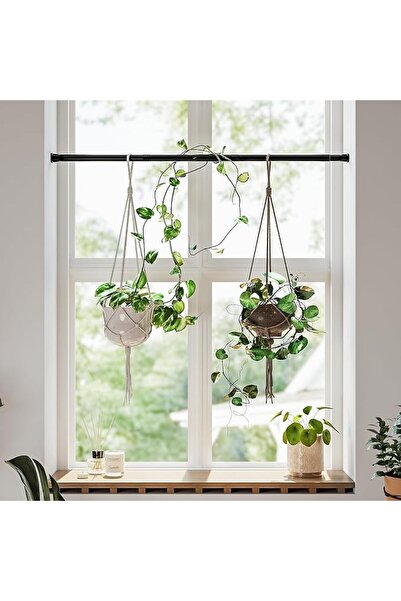 Bamworld Window Plant Hanger Indoor Adjustable Hanging Planters for Indoor Pl...