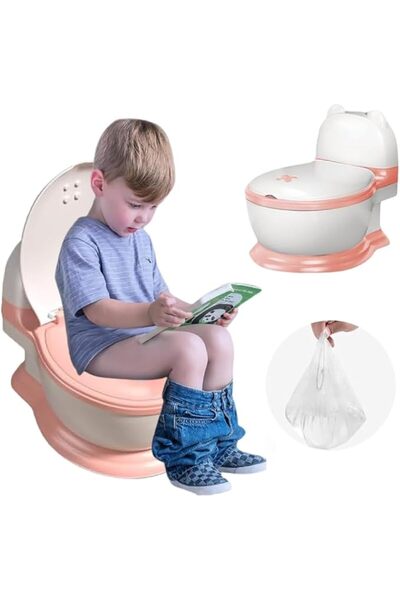 SmartMaster Kid Size Potty, Realistic Potty Training Toilet Looks and Feels L...
