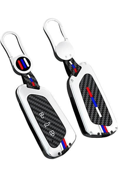 KASTWAVE Car Key Cover Fit for VW Golf 8 Atlas ID.3 ID.4 GTI MK8 Skoda, Lumin...