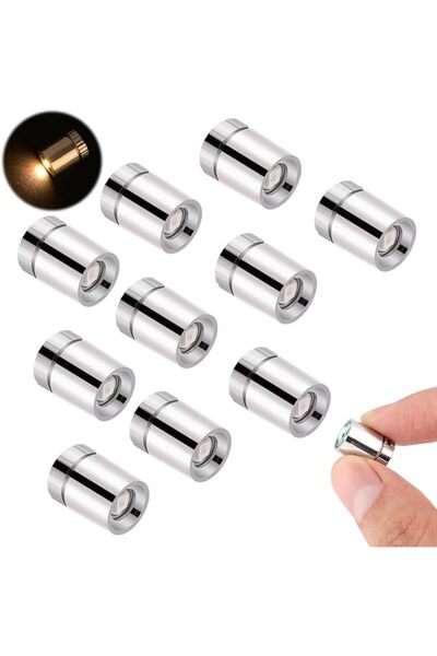 Tazweeq LED Mini Lights, Small Led Lights, Silver Plastic, Battery Included, ...