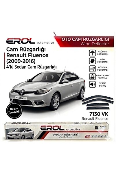 Erol RENAULT FLUENCE (2009-2016) 4'LÜ SEDAN MUGEN CAM RÜZGARLIĞI