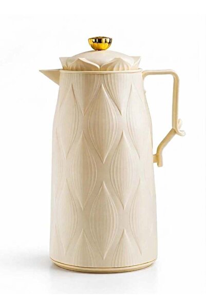 BASURRAH tea and coffee thermos, Beige color, 1 liters