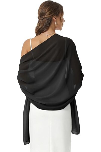 GENERAL Shawls and Wraps for Evening Dresses Sheer Chiffon Formal Wedding Sha...