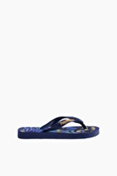 Havaianas Children Kids Top Warner Slippers 4150291055 Navy Blue 4150291055 J...