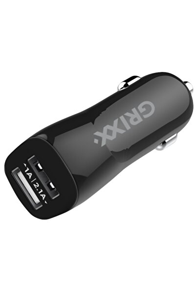 Grixx Autonabíjačka, Optimum - 2 x USB 3.1A - biela