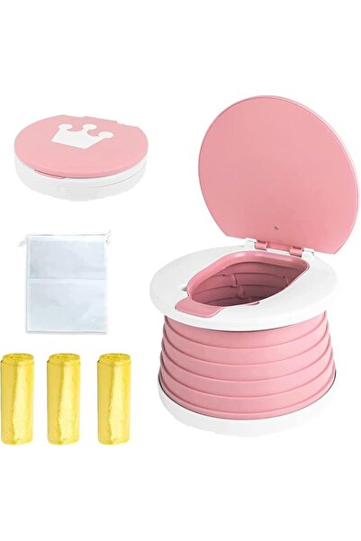 Yelajoy Portable Potty for Toddler Travel, Foldable Toilet Seat, Emergency Ca...