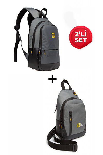 the loop design Unisex Mini Backpack and Crossbody Chest Shoulder Bag Body Ba...