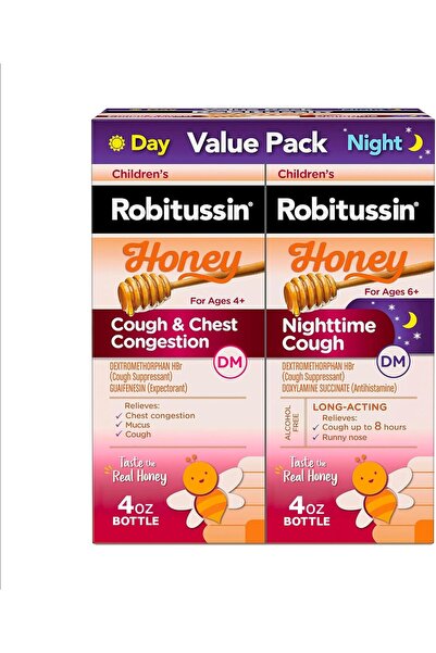 Robitussin Variety Pack of Kids' & Chest Congestion DM and Nighttime DM, Made...