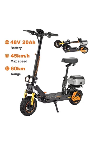 My modern game M5 Pro Electric Scooter with Two Seat 1200W 45Km/H 20Ah 48V Ba...