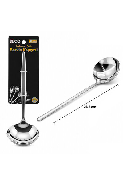 RiverWorld River World Metal Serving Ladle Chrome Color 24.5 cm