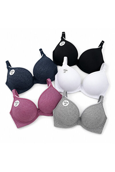 MAC CENTER Women's Push Up Padded Bra with Adjustable Straps