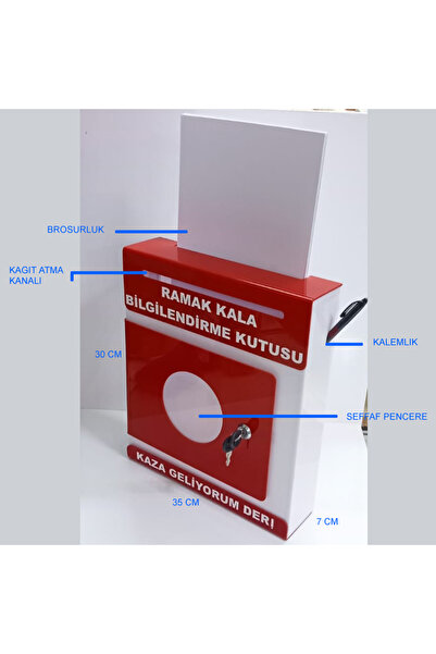 miraj reklam Ramak Kala Bildirim Kutusu ve Dilek Öneri Şikayet Kutusu İş Güve...
