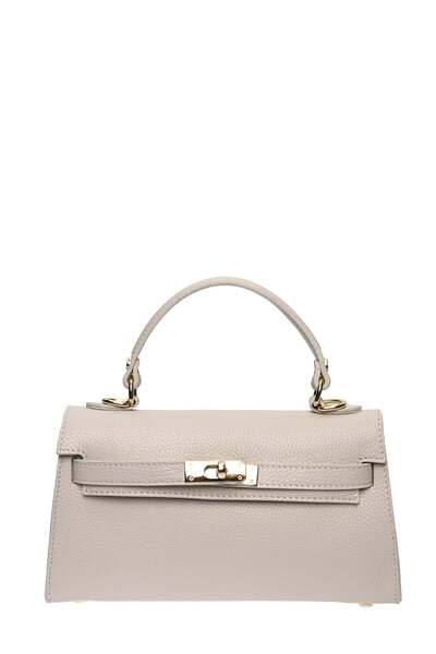 SimpleFind Mangotti Geanta piele -Mariana-Bej,Geanta de mana piele naturala, ...