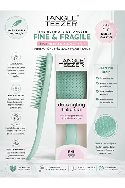 Tangle Teezer مشط فك تشابك الشعر الناعم والحساس، خاص بالشعر الرقيق والحساس، م...