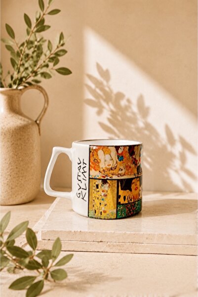 DVOYAGE Gustav Klimt Art Collection Mug (230 ml) - Art-Themed Decorative Coff...