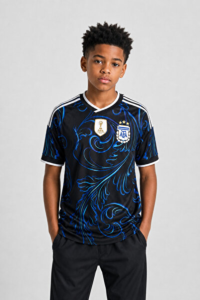 Generic Brand OEM Tricou de fotbal copii Argentina Cupa Mondiala 2026 acasa a...