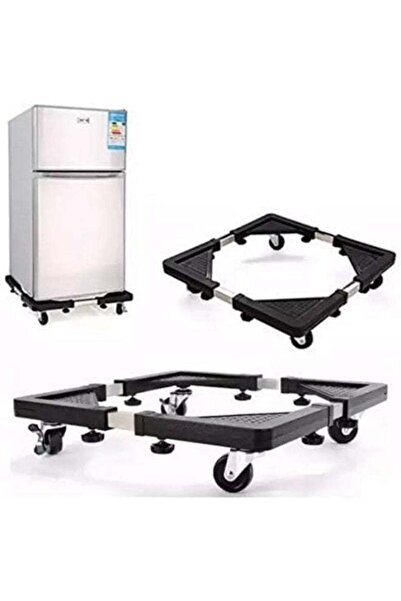 Generic Adjustable Appliance Stand Base with Wheels, Heavy-Duty Moving Trolle...
