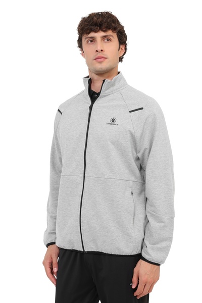 lumberjack Men's Sweatshirt Gri Melanj Me Rola 18Upwk1016