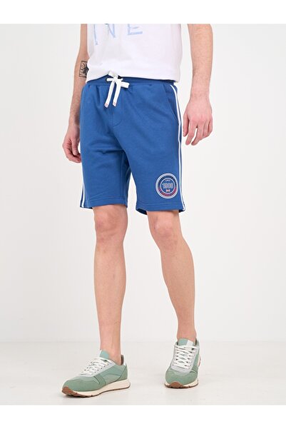 Lee Cooper - Bermude barbat sport de culoare uniforma cu logo