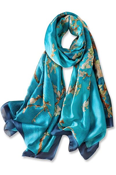 STARSTAR Silk scarf 90cm square women's hair/sleep headwrap.