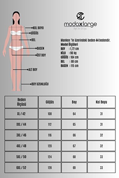 Koza Butik Kadın Büyük Beden Kısa Kollu Bisiklet Yaka Nakış ve Taş Detaylı Bluz 2054-26