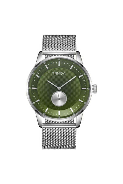 TRNDA Men's Stainless Steel Watch, Seaweed Green Dial | Trnda43mm