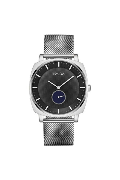 TRNDA Men's Silver Stainless Steel Watch, Grey Dial | Trnda-045ss