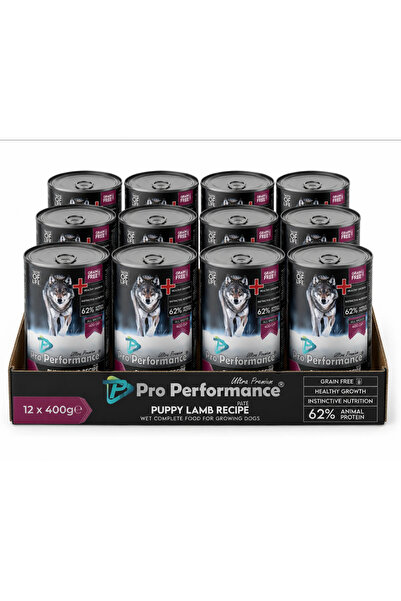 Pro Performance Properformance Yetişkin Köpekler için Kuzulu Pate 400 Gr x12